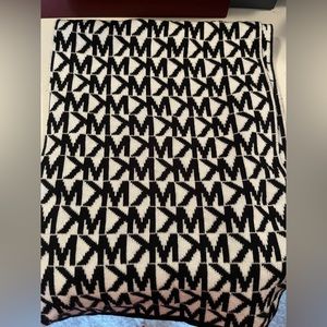 Black and White Michael Kors Scarf